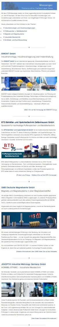 Beispiel Themenbericht Startseite